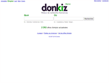 Tablet Screenshot of emploi.donkiz-ma.com